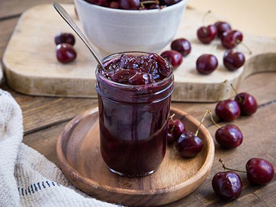 Naturally Sweetened Cherry Compote
